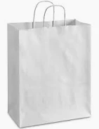 Cub white shopper bag